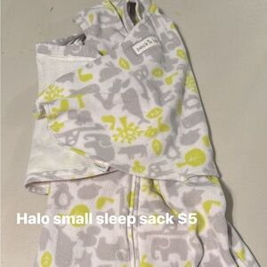 Halo Gray and Yellow Kids Pajama Sleep Sack